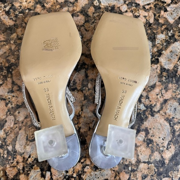 Mach & Mach Crystal Flower slide sandal - Picture 10 of 16